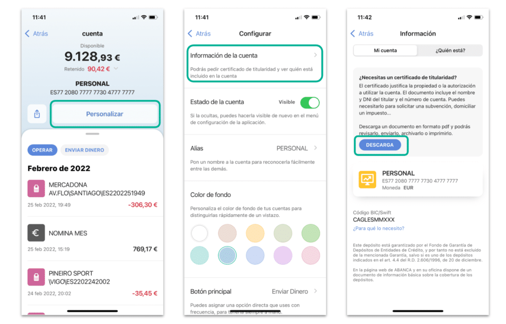 tutorial descarga certificado titularidad