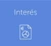 Ilustración con logo y letrás de tipo de interés
