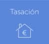Ilustración de icono y letras de tasación