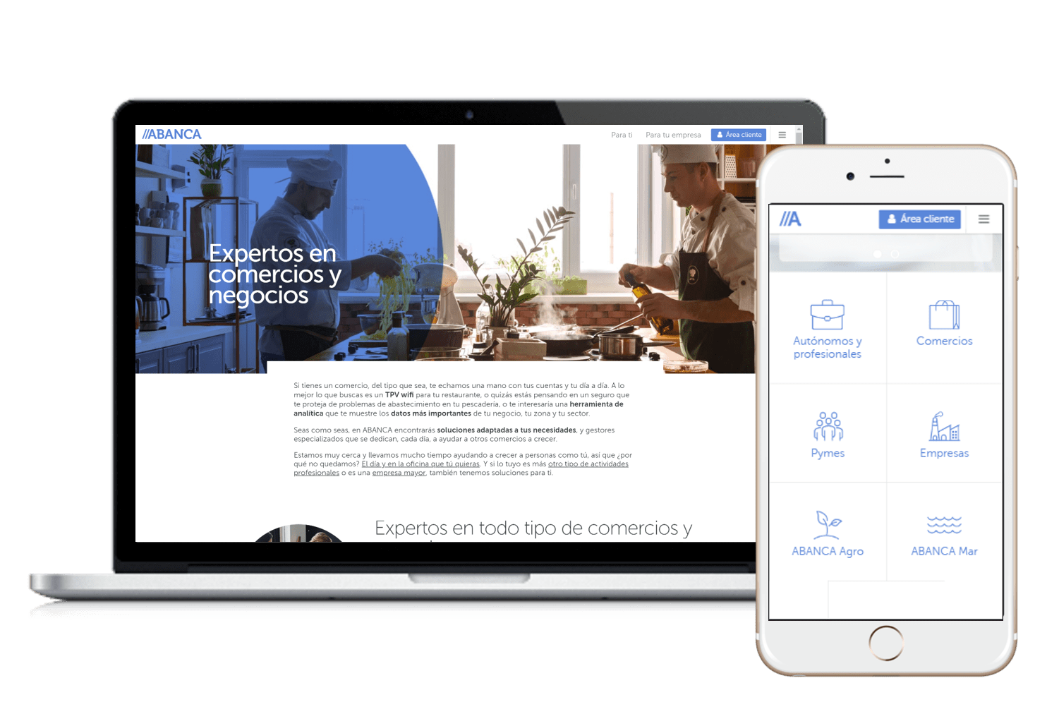 Rediseñamos la web de ABANCA Empresas | ABANCA