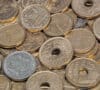 Pesetas de distintos valores.